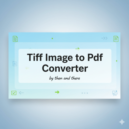 convert tiff image to pdf